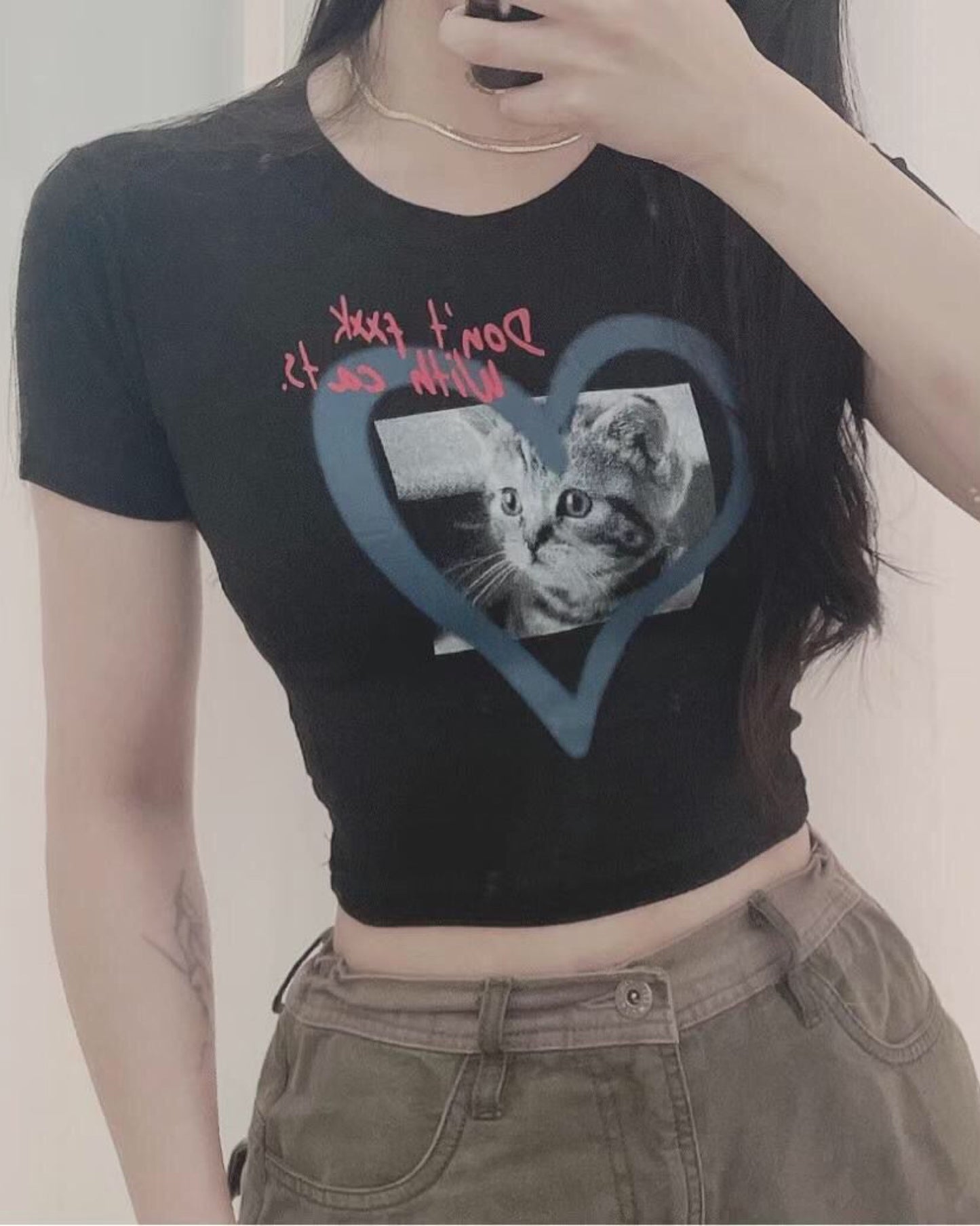 【早鳥價 | 可愛款.ᐟ.ᐟ】𝗛𝗲𝗮𝗿𝘁 𝗖𝗮𝘁 𝗧𝗼𝗽