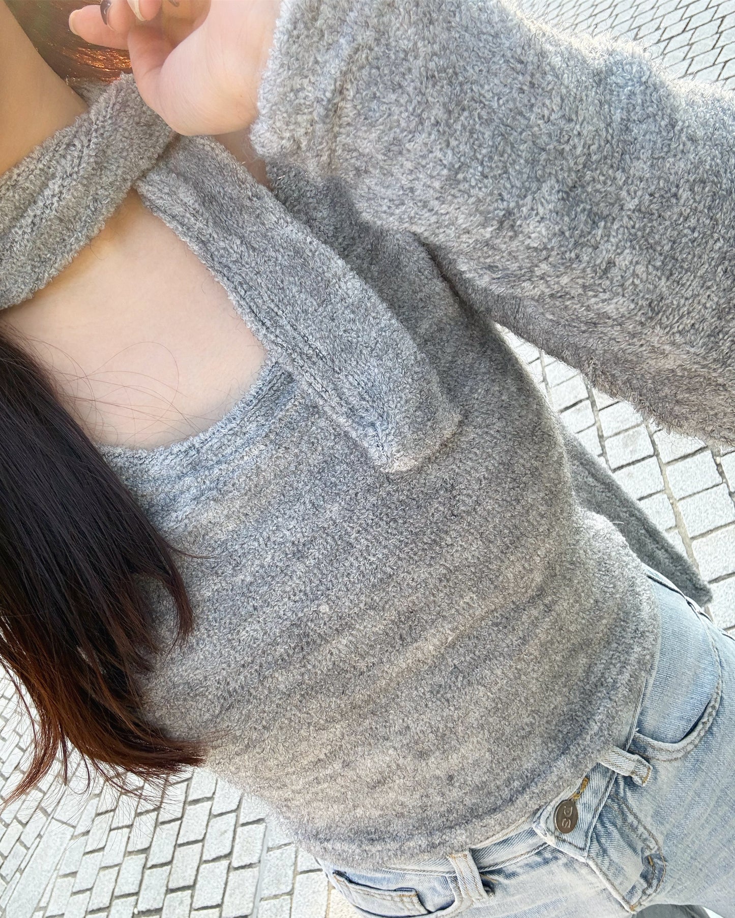 【人氣·打底+單穿🔥 ｜超軟綿粒粒感 .ᐟ.ᐟ】𝗦𝗼𝗳𝘁 𝗠𝗲𝗹𝗹𝗼𝘄 𝗧𝗼𝗽