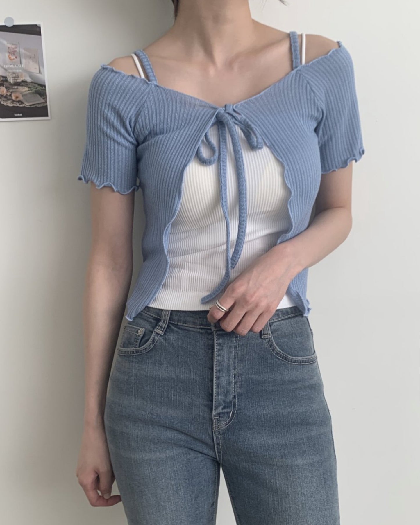 【早鳥價 | 超美的.ᐟ.ᐟ】𝗣𝗿𝗲𝘁𝘁𝘆 𝗢𝗳𝗳-𝗦𝗵𝗼𝘂𝗹𝗱𝗲𝗿 𝗝𝗞 (短袖版)