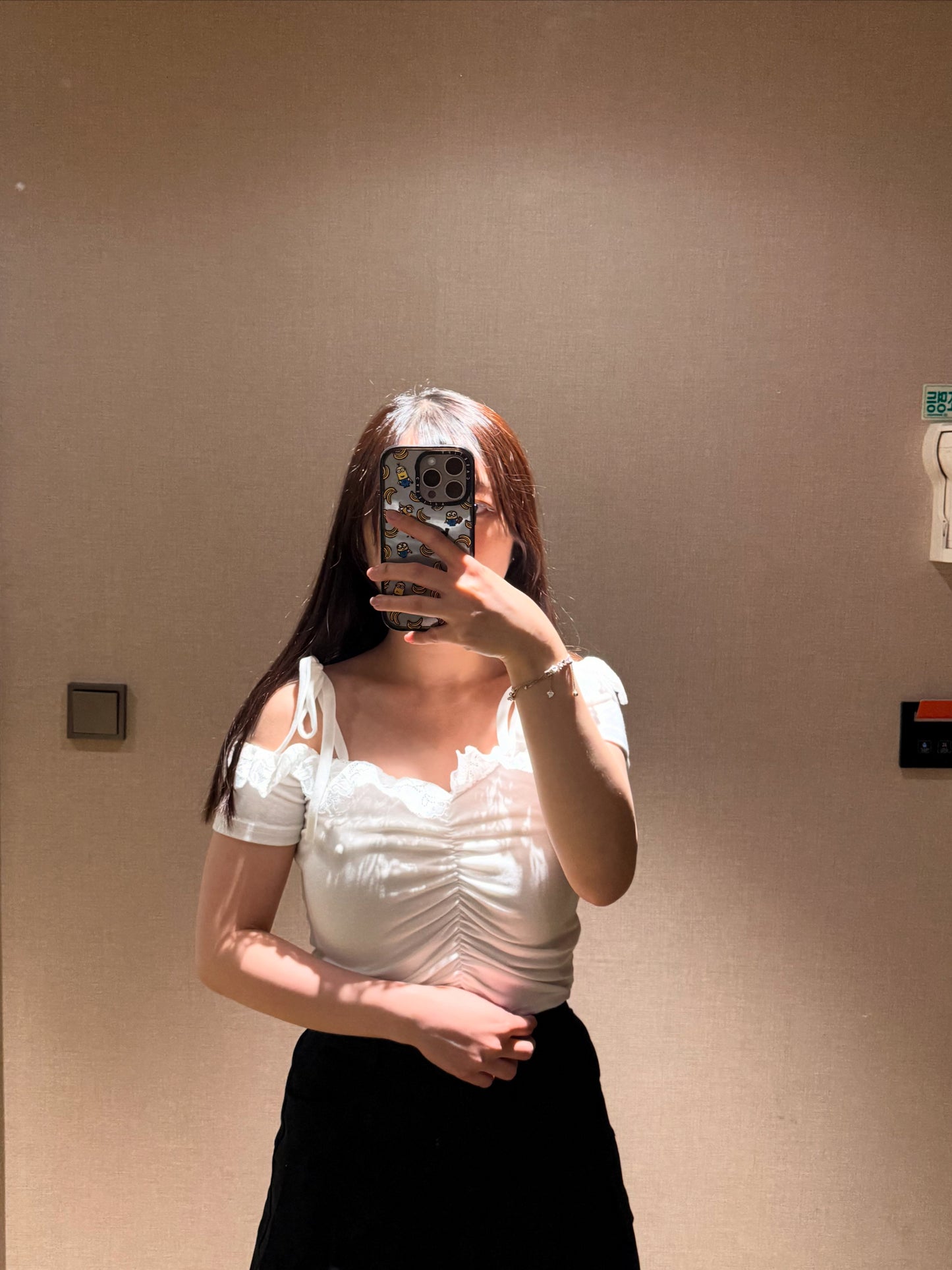 【╰🌸蕾絲裙邊！衣長任調！上衣 𝗦𝗪𝗘𝗘𝗧 𝗚𝗜𝗥𝗟 𝗣𝗜𝗖𝗞💞】 𝗗𝗼𝗹𝗹𝘆 𝗧𝗼𝗽