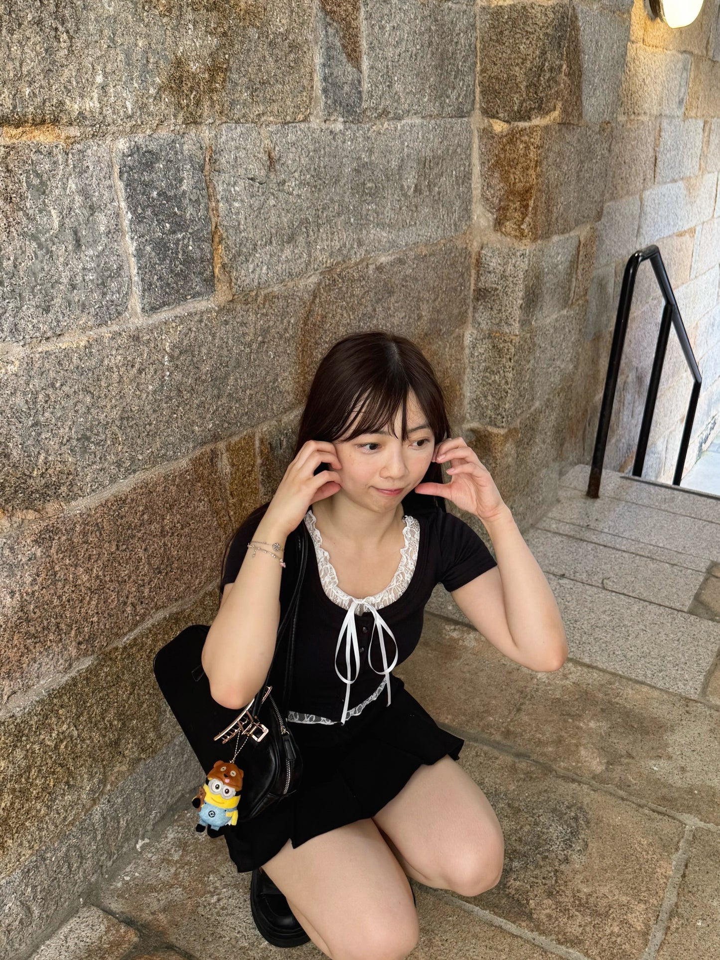 【 ⁼³₌₃⁼³ 甜美𝗚𝗜𝗥𝗟˙🍓  驚喜蕾絲 短版𝗧𝗼𝗽】𝗖𝗵𝗲𝗿𝗿𝘆 𝗕𝗹𝗼𝘀𝘀𝗼𝗺 𝗧𝗼𝗽