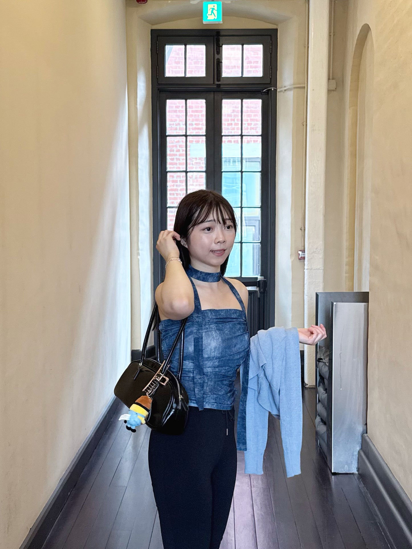 【.° ༘🎧⋆ 𝗬𝟮𝗞復古印花🪐🪐】𝗬𝟮𝗞 𝗦𝗰𝗮𝗿𝗳 𝗧𝘂𝗯𝗲 𝗧𝗼𝗽