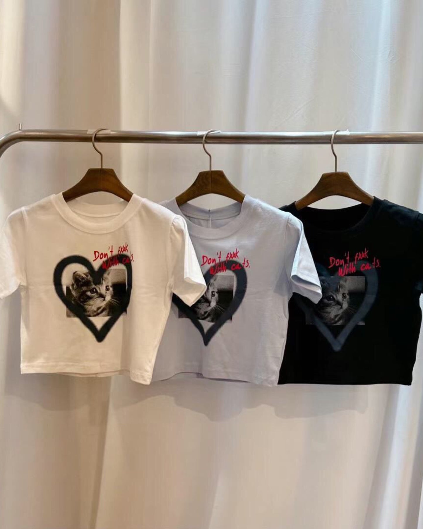 【早鳥價 | 可愛款.ᐟ.ᐟ】𝗛𝗲𝗮𝗿𝘁 𝗖𝗮𝘁 𝗧𝗼𝗽