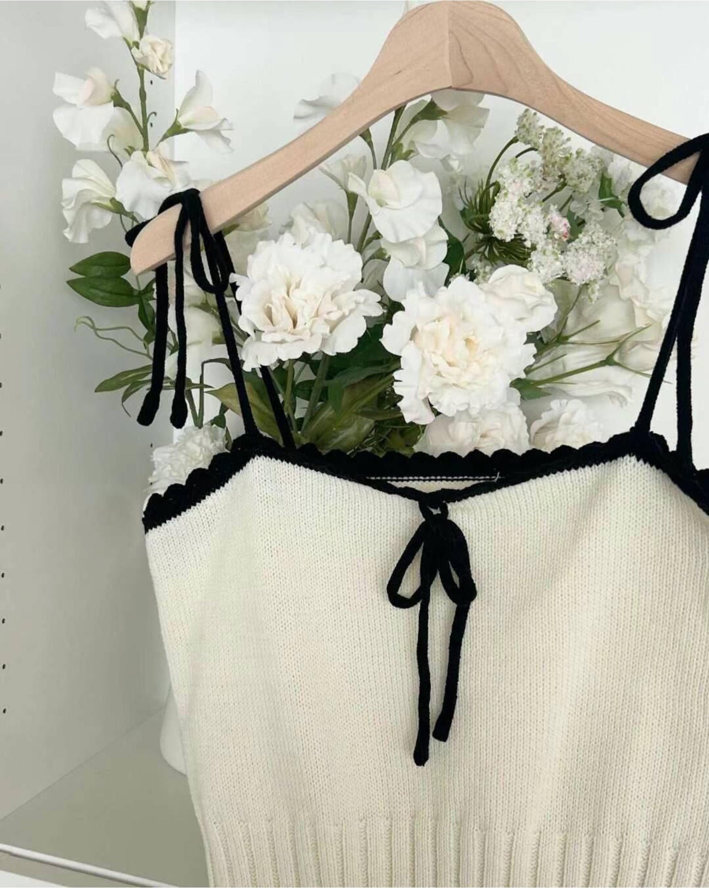 【 甜美感+小綁帶.ᐟ.ᐟ 】𝗕𝘂𝘁𝘁𝗲𝗿 𝗞𝗻𝗶𝘁 𝗩𝗲𝘀𝘁