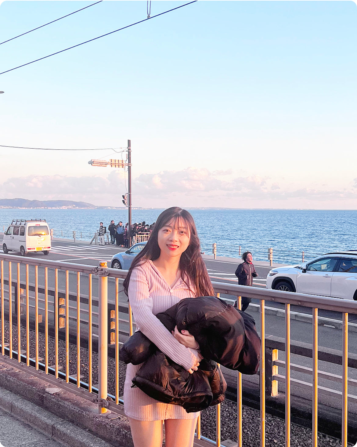 【超美薰衣草色.ᐟ.ᐟ】小扣鈕連帽裙𝗢𝗣𝗦