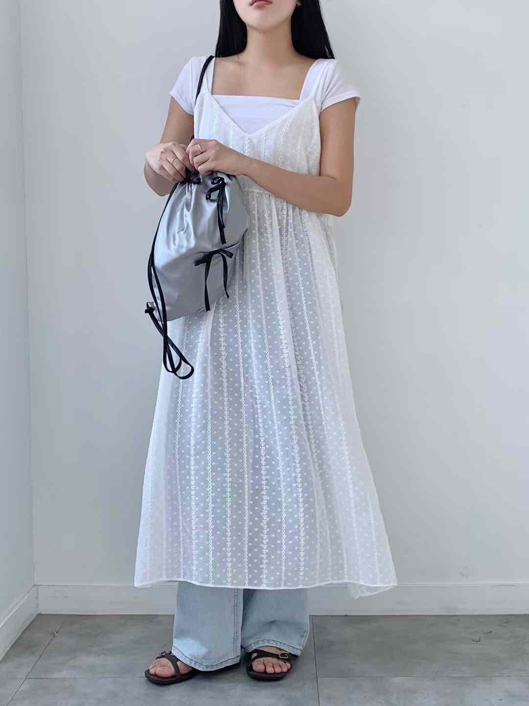 【♡(˃͈ ˂͈ )早鳥蛋糕裙 長版特別奶油色🧈🧈 】𝗗𝗼𝘁 𝗟𝗶𝗻𝗲 𝗢𝗣𝗦