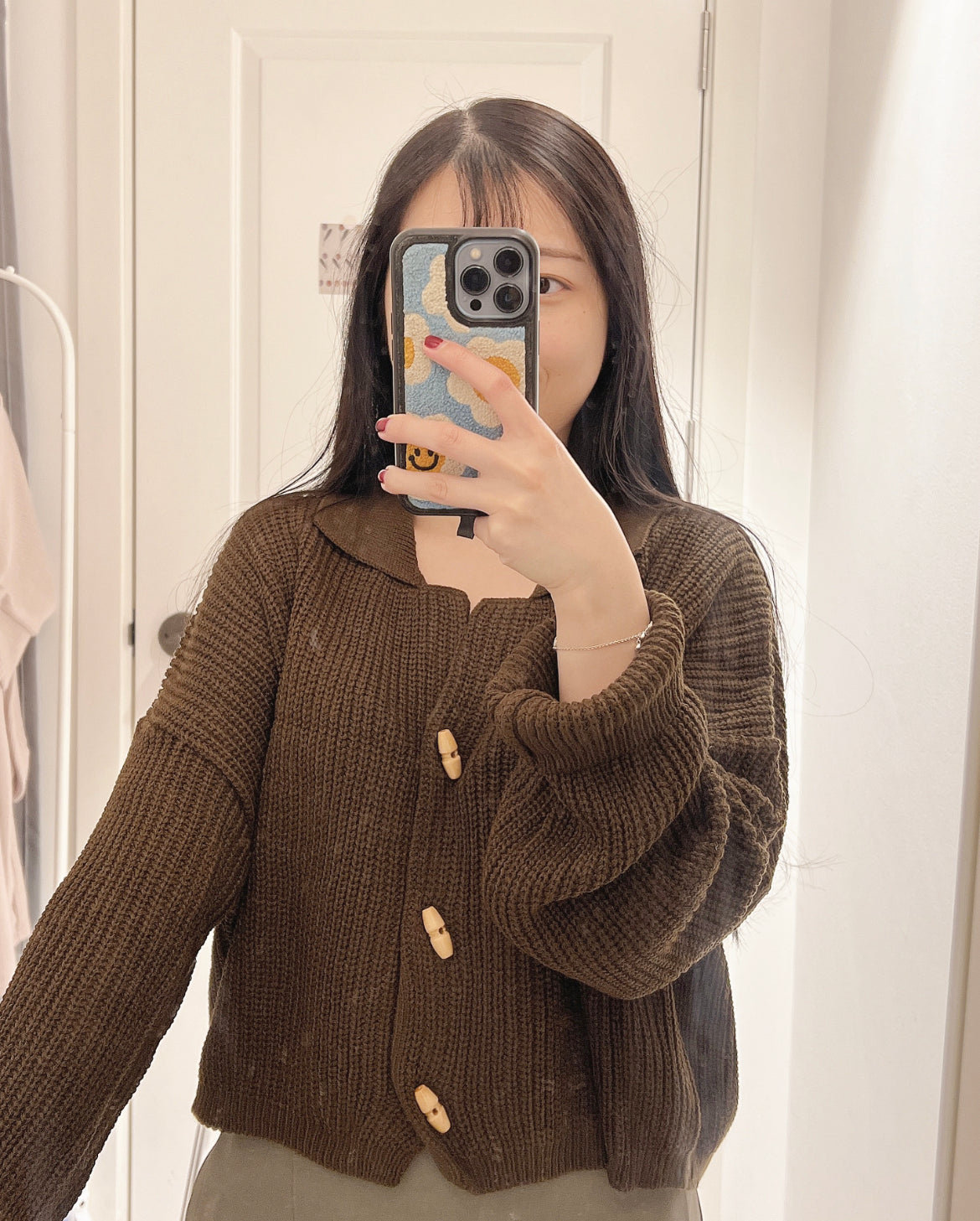 【超軟+暖笠笠.ᐟ.ᐟ 】小漁夫鈕開領𝗞𝗻𝗶𝘁 𝗝𝗞