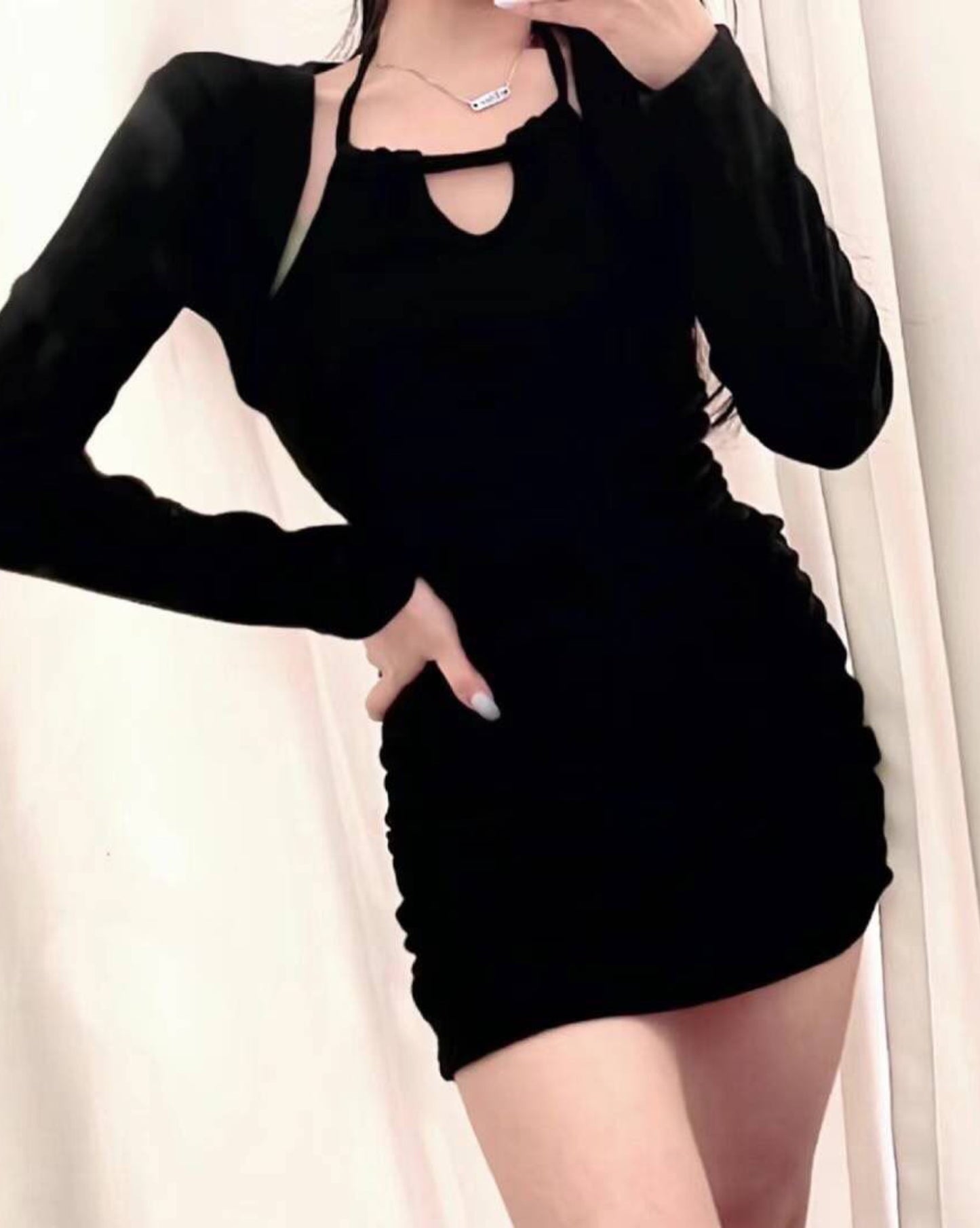 【節日小性感.ᐟ.ᐟ | 超美打卡𝗢𝗢𝗧𝗗.ᐟ.ᐟ】小掛頸綁帶𝗢𝗣𝗦