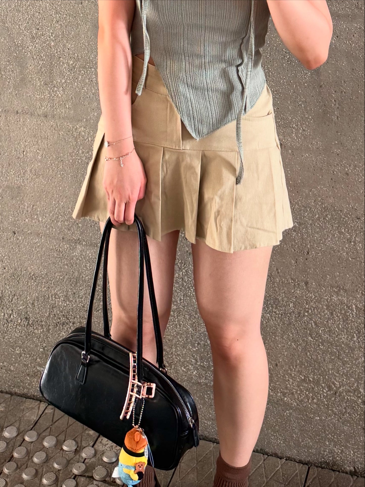 【¤¸¸.•´型格風~入門級 彈性𝗙𝗹𝗲𝘅.ᐟ】𝗙𝗹𝗲𝘅 𝗖𝗮𝗿𝗴𝗼 𝗦𝗸𝗶𝗿𝘁  (內附打底褲)