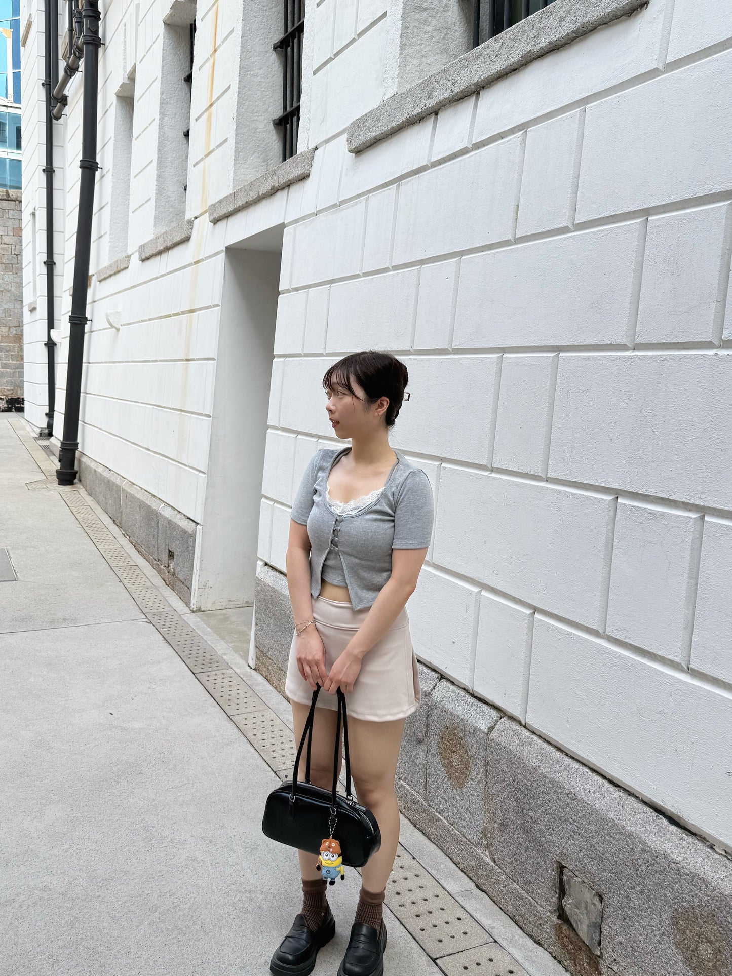 【˗ˋˏ >ᴗ<⋆⋆低腰超美側開叉🤎日常裙褲~】𝗧𝘆𝗽𝗮 𝗚𝗶𝗿𝗹  𝗦𝗸𝗶𝗿𝘁 (連褲子)