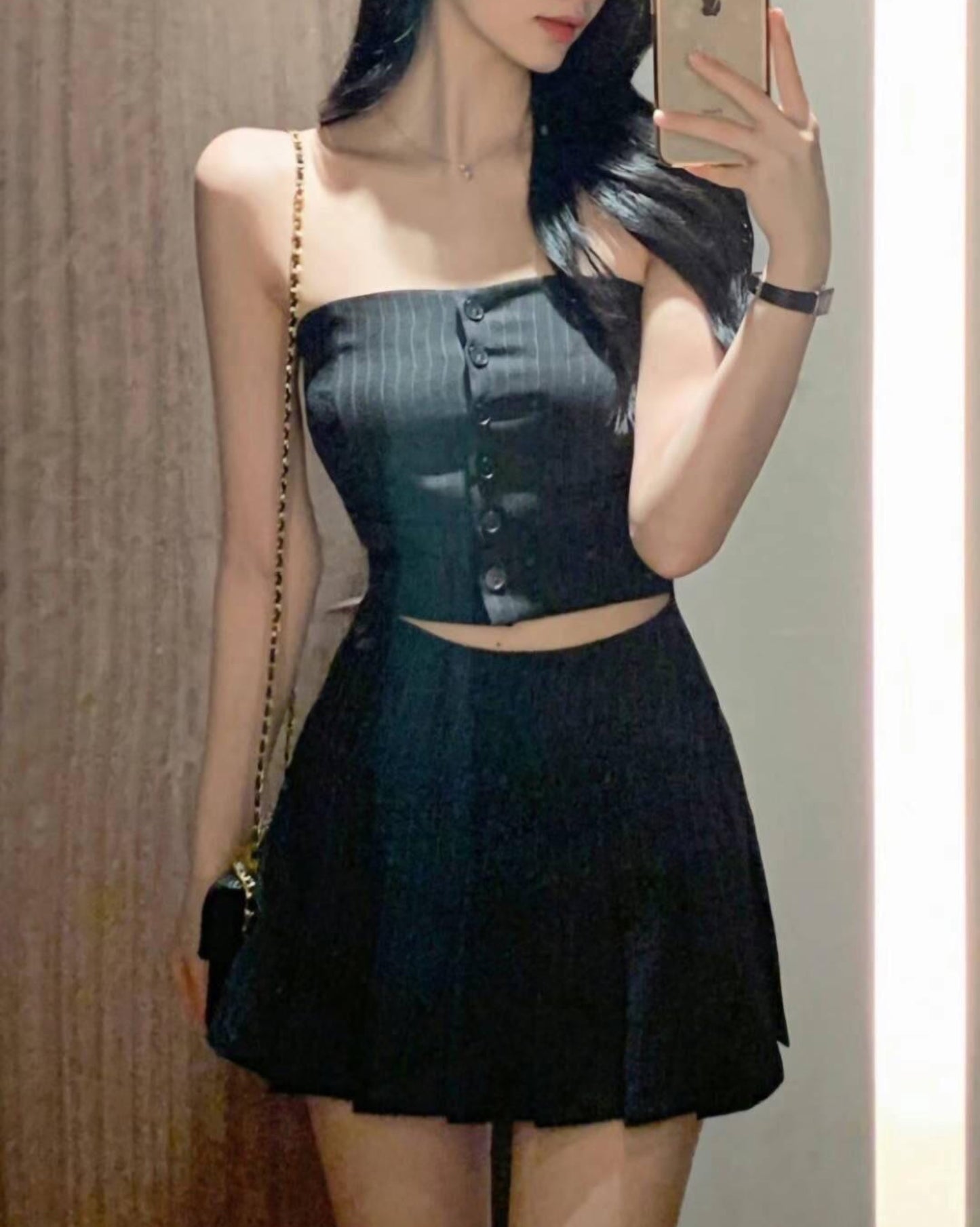 【ᵒᵏᵎᵎᵎᵎ𝗢𝗻𝗻𝗶 平口裝𝗦𝗲𝘁 o̗裙仔分𝗦𝗶𝘇𝗲o̗ 早鳥！】𝗧𝘂𝗯𝗲 𝗧𝘂𝗯𝗲 𝗧𝗼𝗽 +𝗦𝗸𝗶𝗿𝘁 𝗦𝗲𝘁