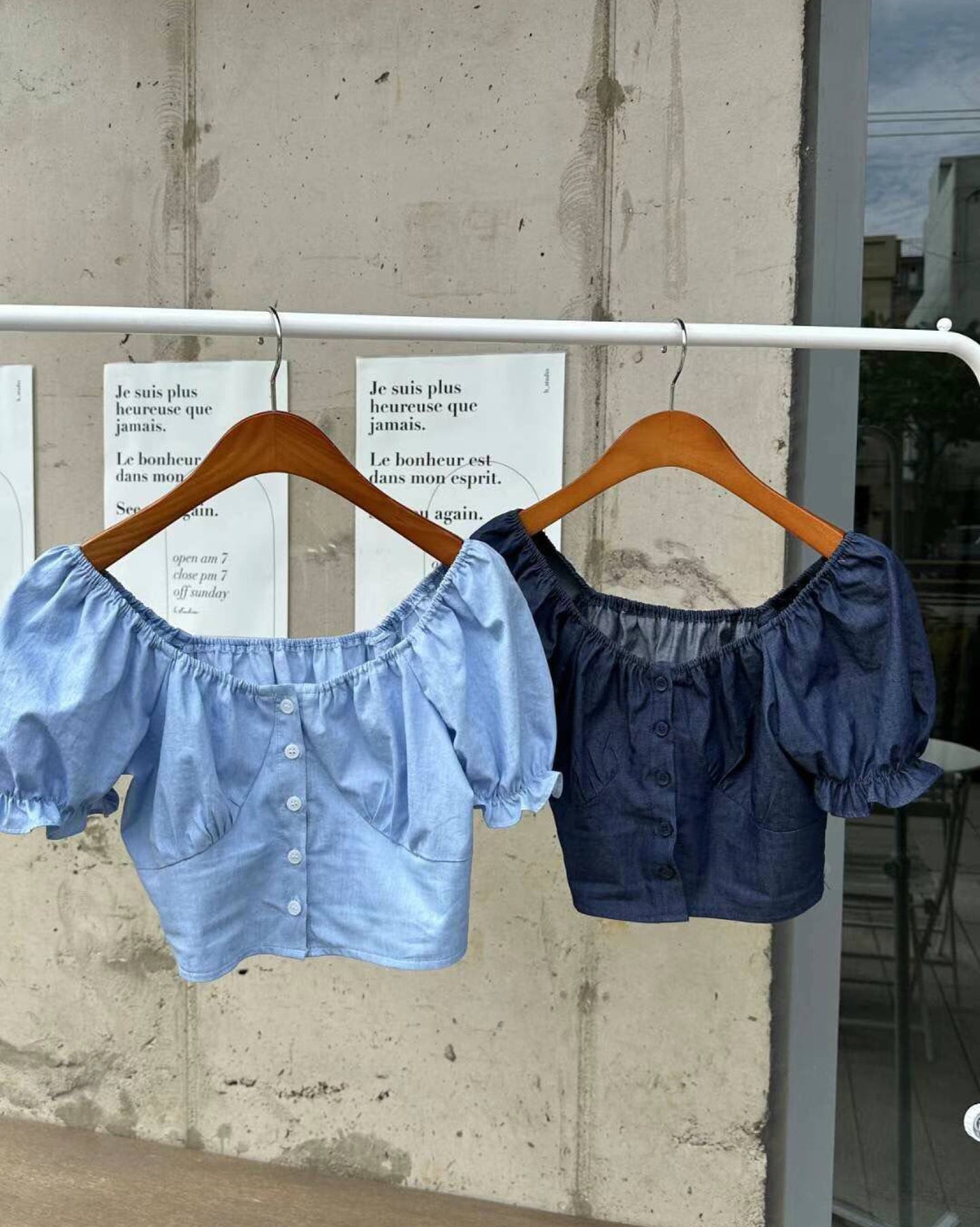 【早鳥價 | 超蓬鬆感+𝟮種穿法.ᐟ.ᐟ】𝗣𝗼𝗻𝗴 𝗣𝗼𝗻𝗴 𝗗𝗲𝗻𝗶𝗺 𝗧𝗼𝗽