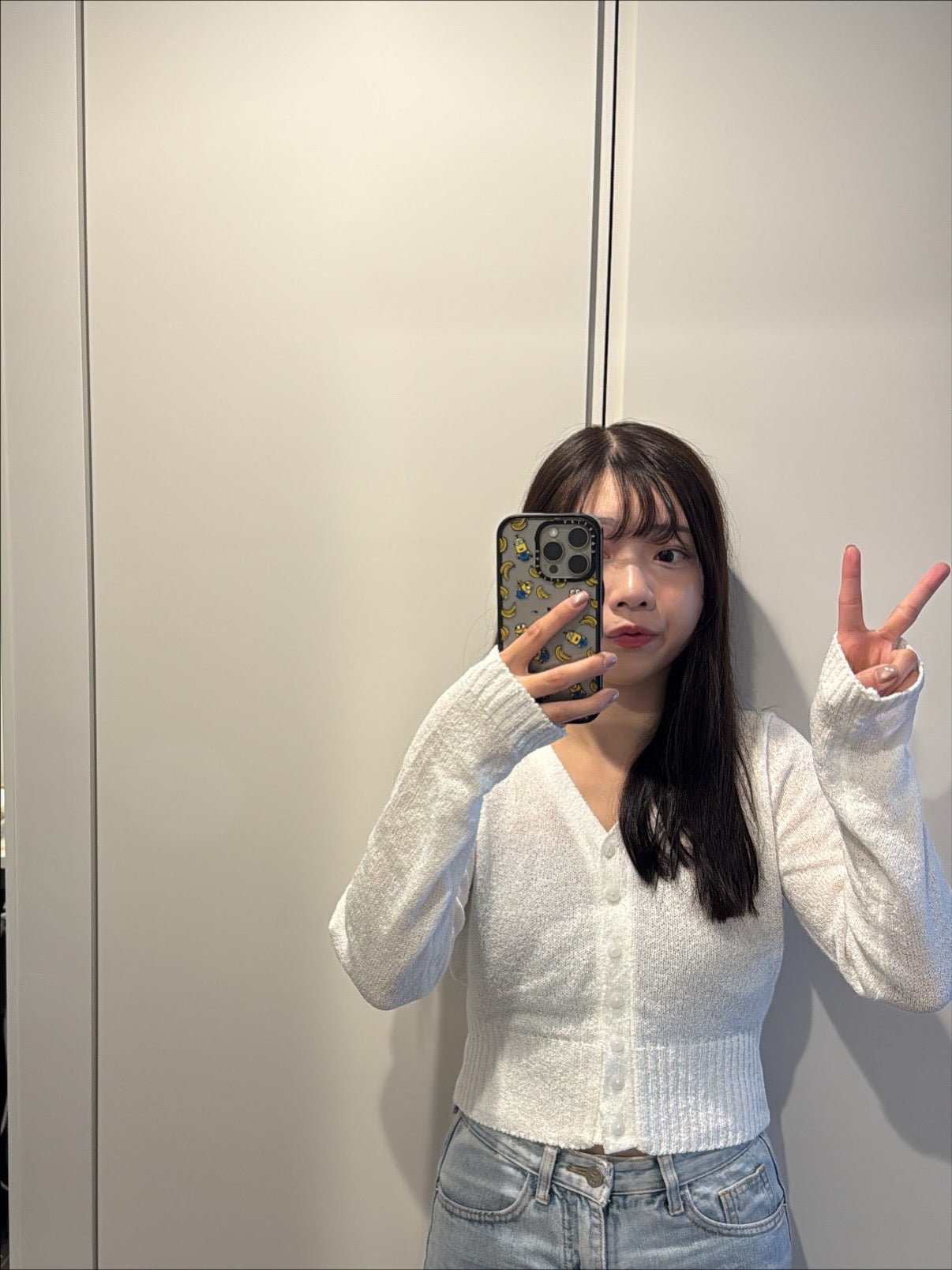 【超軟𝗤𝗤 ( ˶˘ ³˘) 必入♡短版修身唔吉肉♡】薄薄軟淋淋針織外套