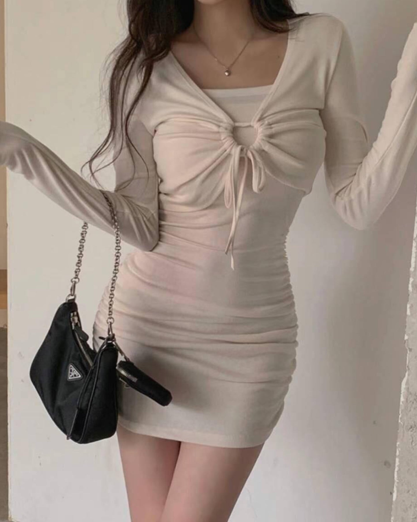 【甜美風+超美鏤空外套.ᐟ.ᐟ】鏤空束圈吊帶𝗢𝗣𝗦