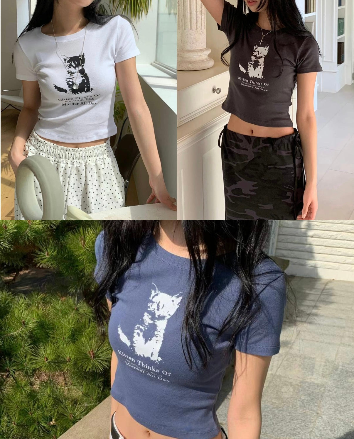 【𝗠𝗲𝗼𝘄！貓咪短版 🐱～早鳥～】𝗞𝗶𝘁𝘁𝘆 𝗛𝗮𝗹𝗳 𝗧𝗼𝗽