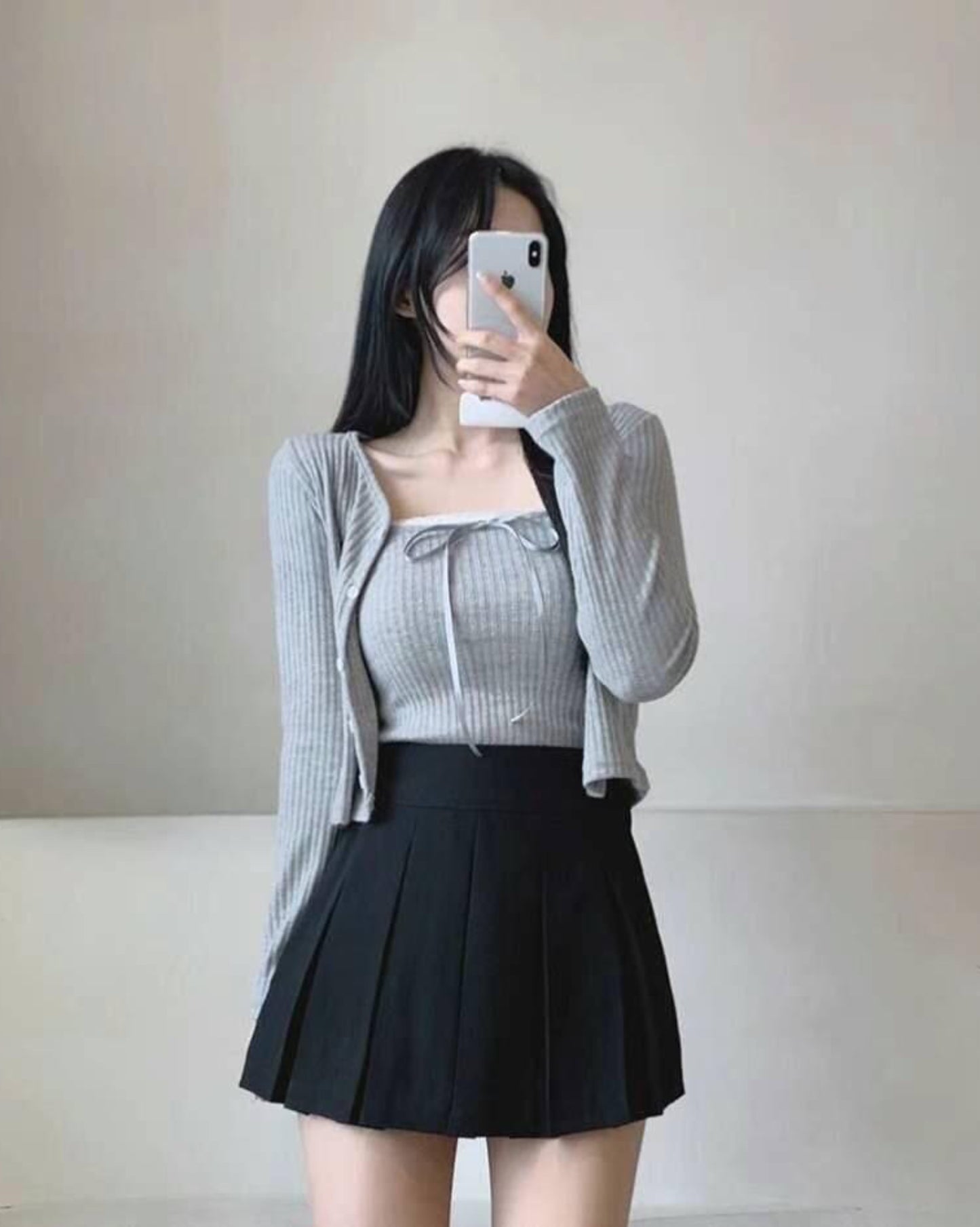 【早鳥價 | 甜美系列🍧】綁帶蕾絲 𝗩𝗲𝘀𝘁 + 𝗖𝗮𝗿𝗱𝗶𝗴𝗮𝗻 𝗦𝗲𝘁