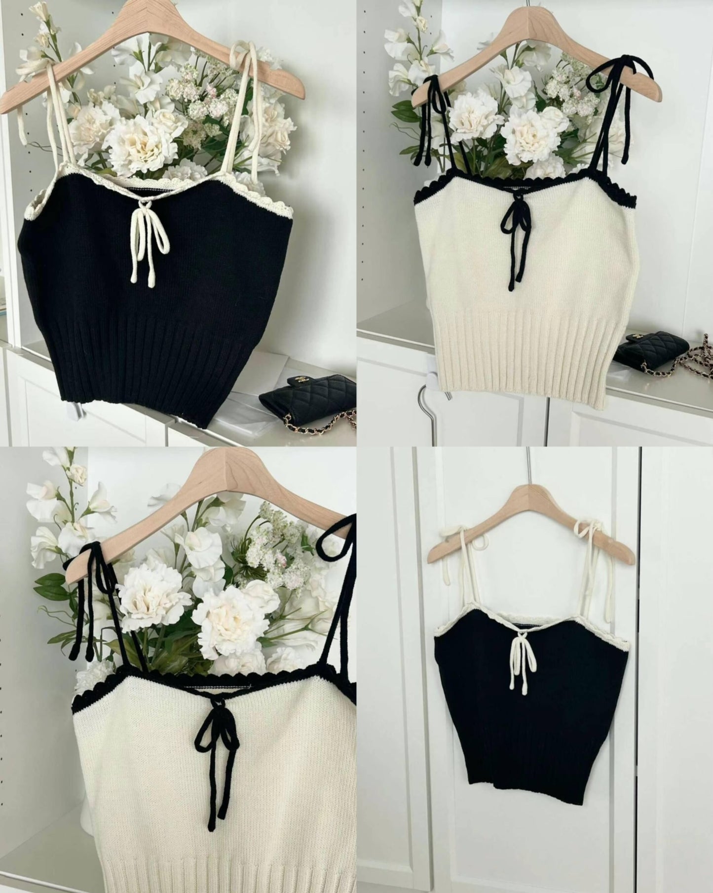 【 甜美感+小綁帶.ᐟ.ᐟ 】𝗕𝘂𝘁𝘁𝗲𝗿 𝗞𝗻𝗶𝘁 𝗩𝗲𝘀𝘁