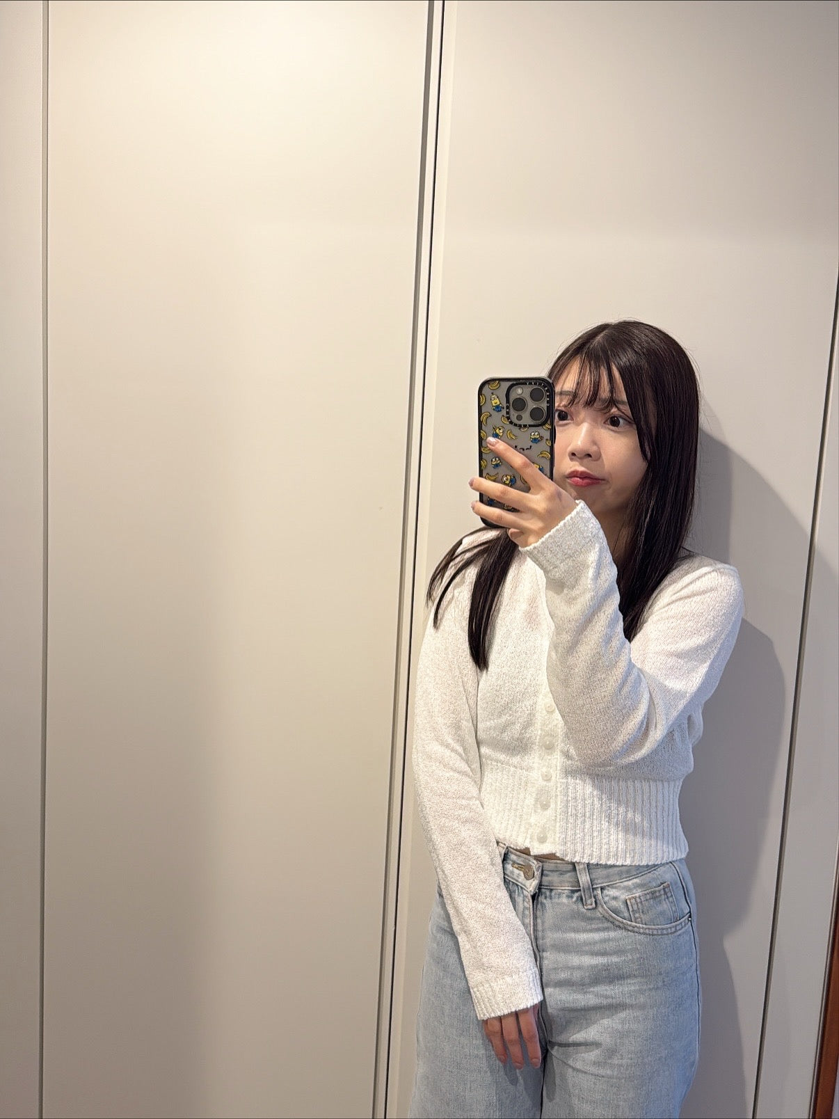 【超軟𝗤𝗤 ( ˶˘ ³˘) 必入♡短版修身唔吉肉♡】薄薄軟淋淋針織外套