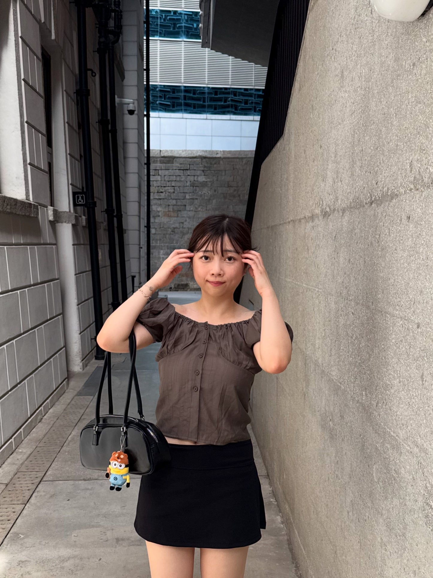 【ㅤᵕ̈ㅤᵕ̈ 𝟮 𝗪𝗮𝘆𝘀 露肩⋆˚࿔𝜗 後綁帶超收腰 ！！微開叉𝗢𝗻𝗻𝗶 𝗧𝘆𝗽𝗲 荷葉邊🍀】 𝟮 𝗪𝗮𝘆𝘀 𝗕𝗹𝗮𝘇𝗲𝗿 𝗕𝗹𝗼𝘂𝘀𝗲