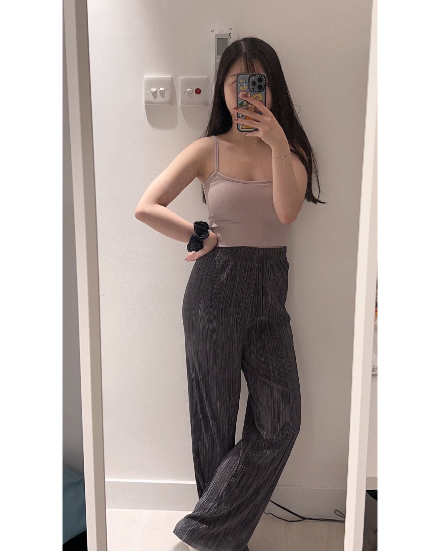 【𝗛𝗼𝘁 𝗜𝘁𝗲𝗺 .ᐟ.ᐟ | 爆單回歸.ᐟ.ᐟ】直條紋高腰闊褲𝗩𝗲𝗿 𝟮