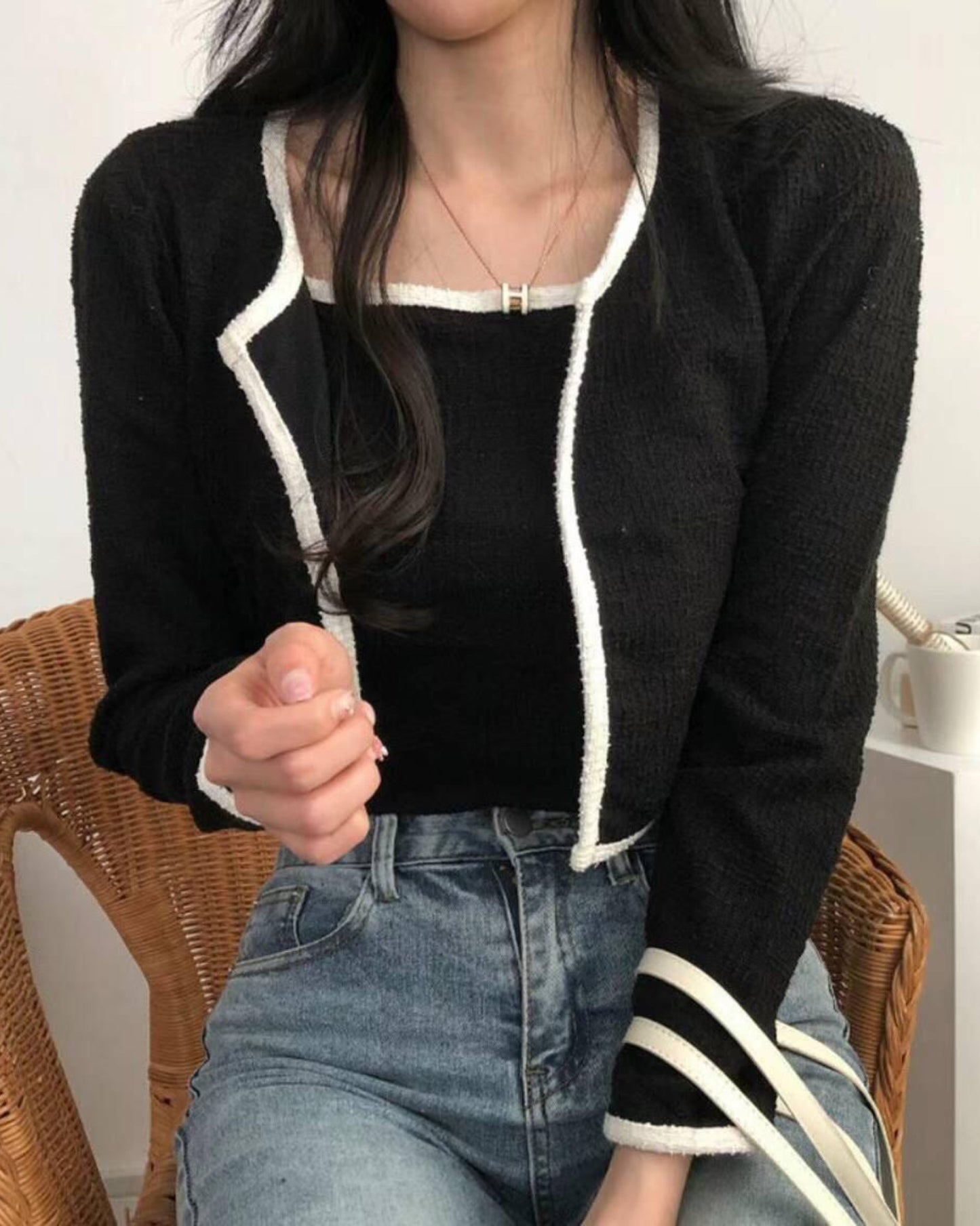 【特別立體壓紋.ᐟ.ᐟ】𝗟𝗼𝗻𝗴 𝗞𝗻𝗶𝘁 𝗝𝗞+𝗩𝗲𝘀𝘁 𝗦𝗲𝘁