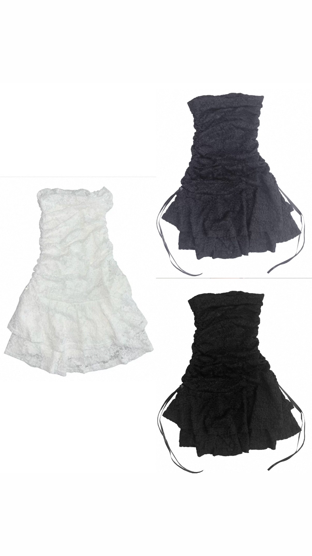 【早鳥～美美花刺繡 🌷高包覆感  ! 傘型皺摺𝗟𝗔𝗬𝗘𝗥 !】𝗙𝗿𝗲𝗻𝗰𝗵 𝗚𝗶𝗿𝗹 𝗢𝗣𝗦