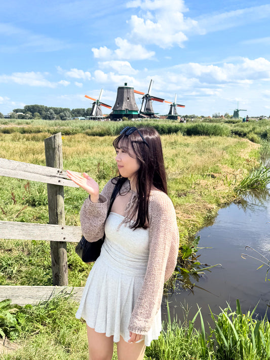 【超美泰迪熊色調🐻⸝⸝⸝溫柔感𝗨𝗣𝗨𝗣⸝⸝⸝版型好睇! 】蝙蝠袖針織外套