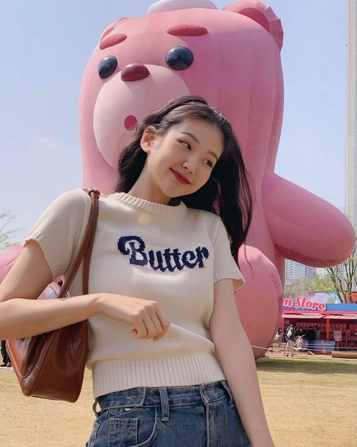 【🧈 🧈 超顯白+軟綿針織.ᐟ.ᐟ】 𝗕𝘂𝘁𝘁𝗲𝗿 𝗖𝗿𝗼𝗽