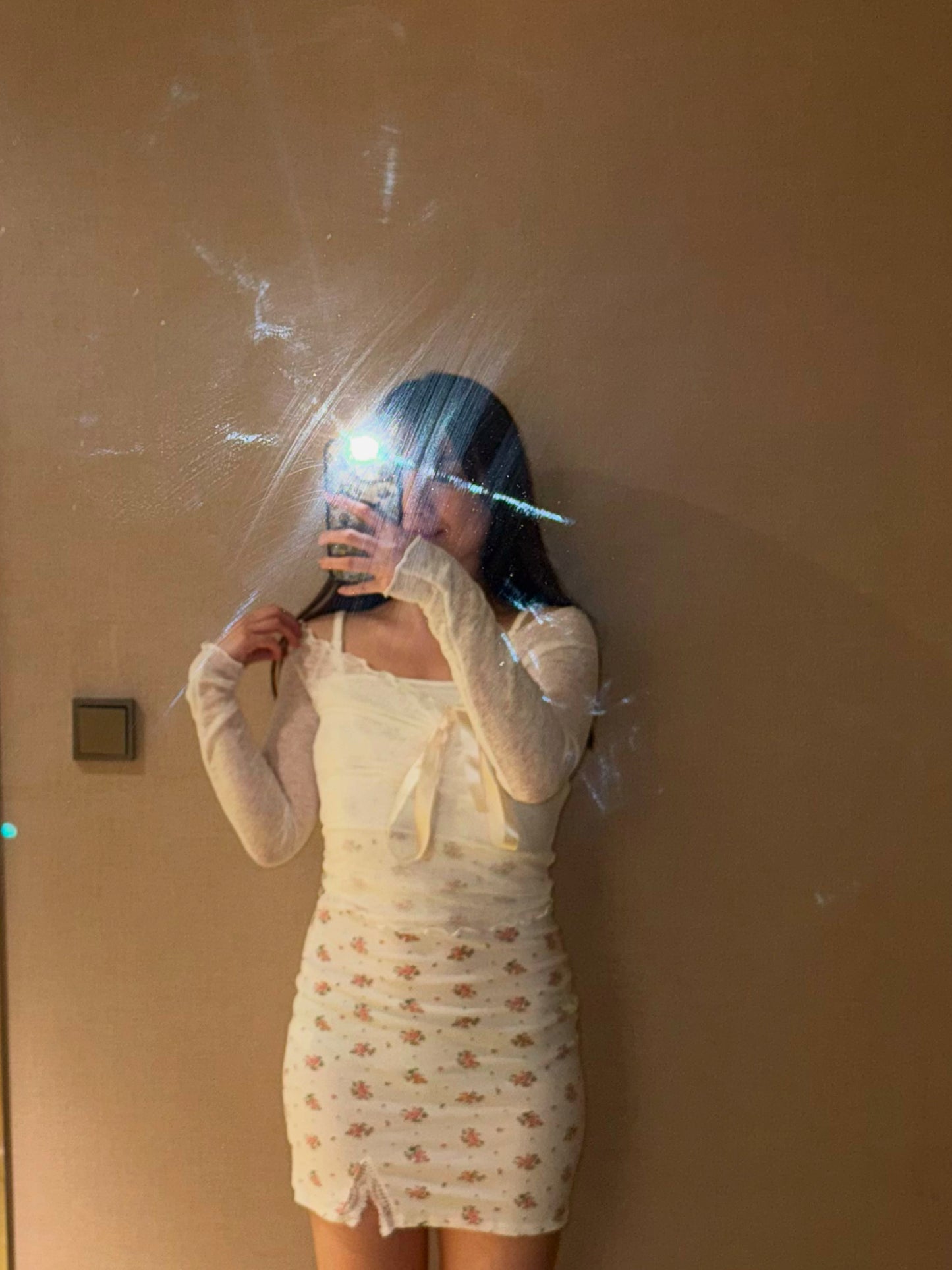 【甜美綁帶𝗟𝗮𝗰𝗲 🦋🦋 外搭 ! 彈性超好💖】仙氣綁帶蕾絲𝗧𝗼𝗽