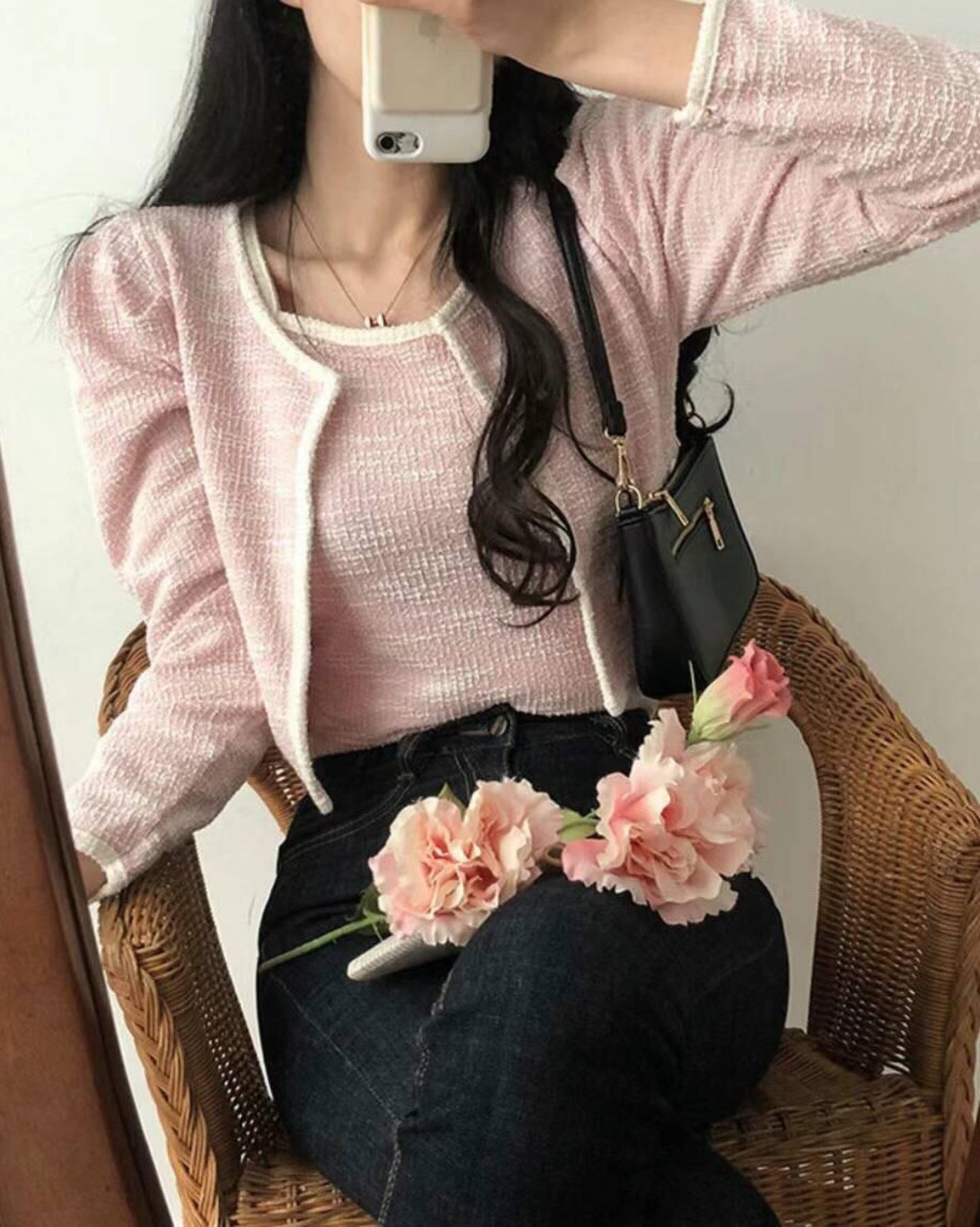 【特別立體壓紋.ᐟ.ᐟ】𝗟𝗼𝗻𝗴 𝗞𝗻𝗶𝘁 𝗝𝗞+𝗩𝗲𝘀𝘁 𝗦𝗲𝘁