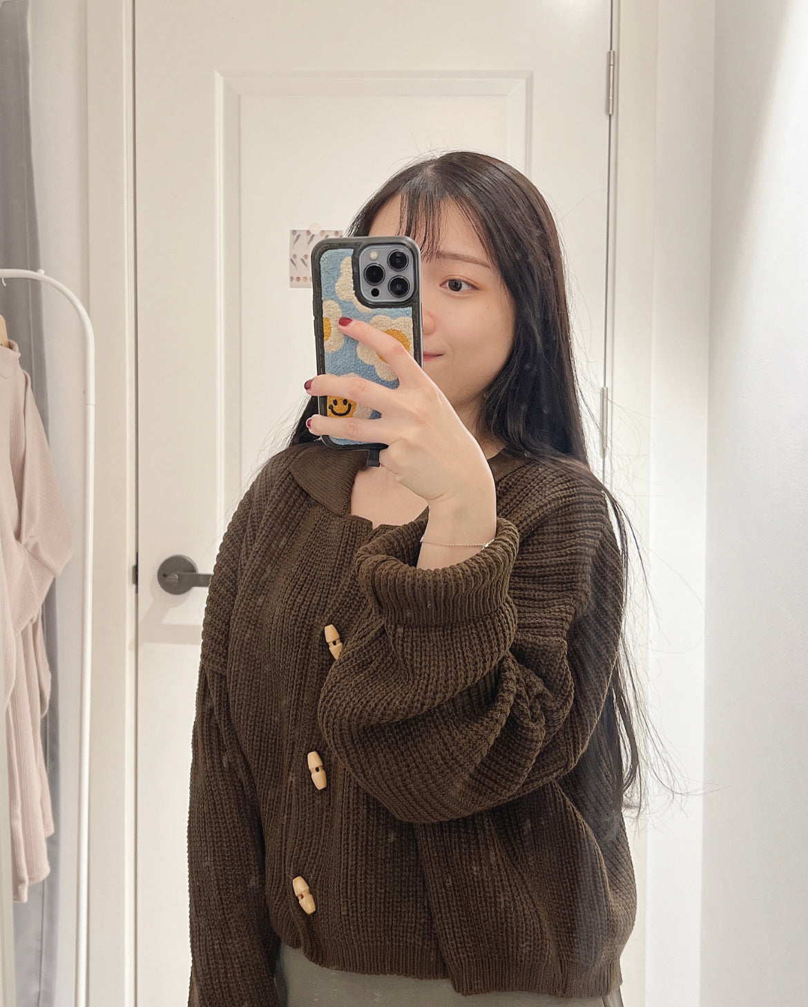 【超軟+暖笠笠.ᐟ.ᐟ 】小漁夫鈕開領𝗞𝗻𝗶𝘁 𝗝𝗞