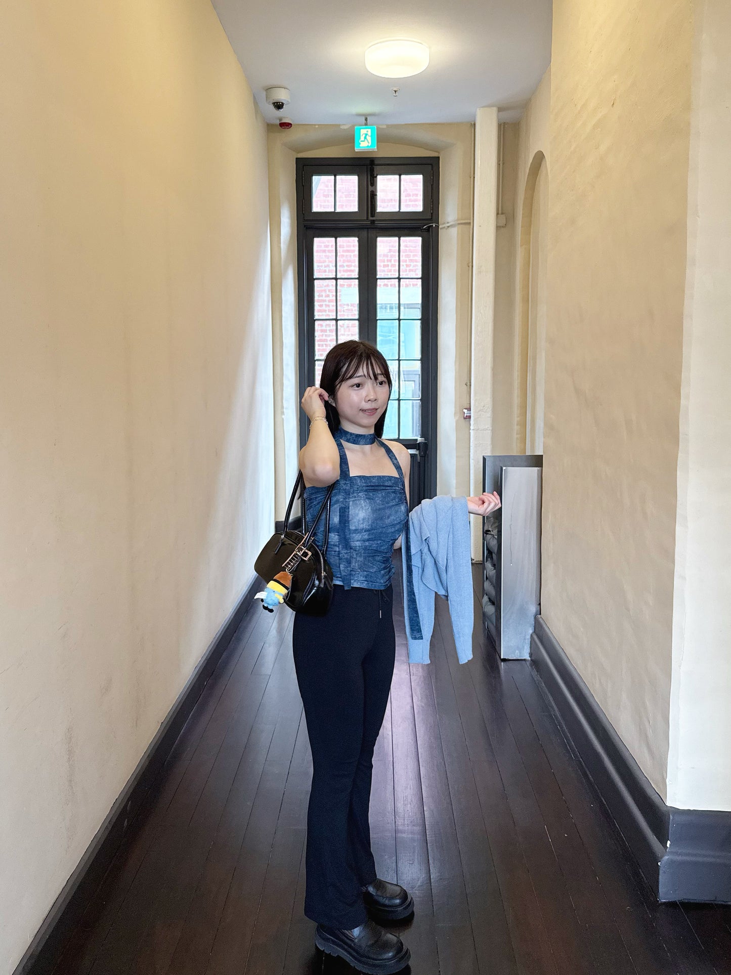 【.° ༘🎧⋆ 𝗬𝟮𝗞復古印花🪐🪐】𝗬𝟮𝗞 𝗦𝗰𝗮𝗿𝗳 𝗧𝘂𝗯𝗲 𝗧𝗼𝗽