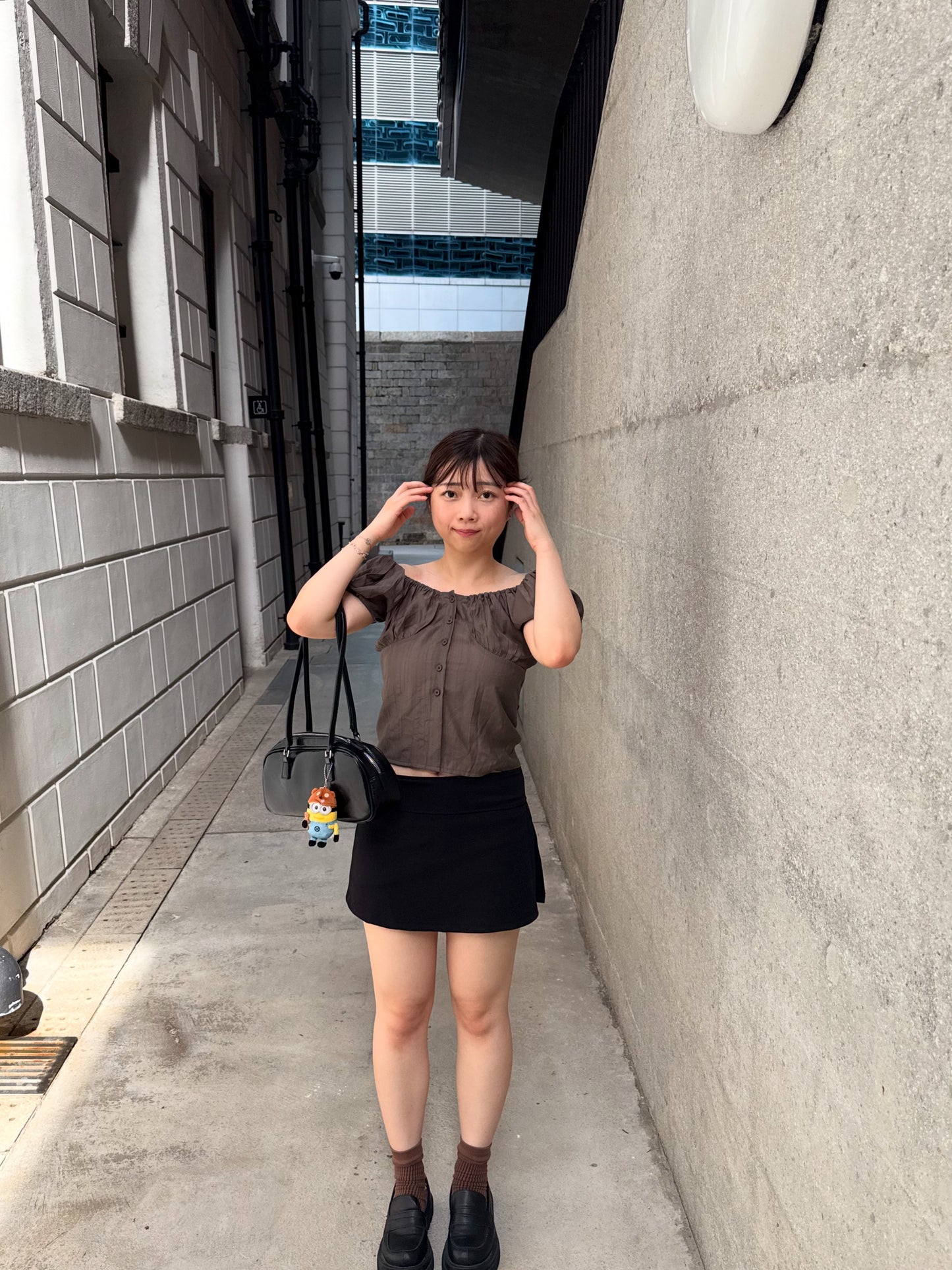 【˗ˋˏ >ᴗ<⋆⋆低腰超美側開叉🤎日常裙褲~】𝗧𝘆𝗽𝗮 𝗚𝗶𝗿𝗹  𝗦𝗸𝗶𝗿𝘁 (連褲子)