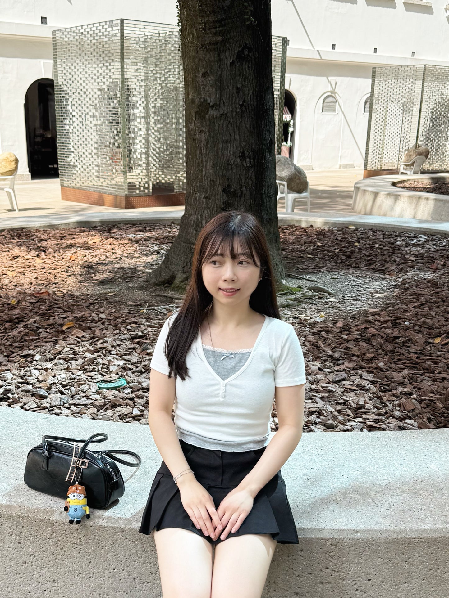 【🤍短版進場🤍拼色假兩件♔♔ 】𝗦𝘄𝗲𝗲𝘁 𝗚𝗶𝗿𝗹 𝗧 (𝗦𝗛𝗢𝗥𝗧 𝗩𝗘𝗥.)