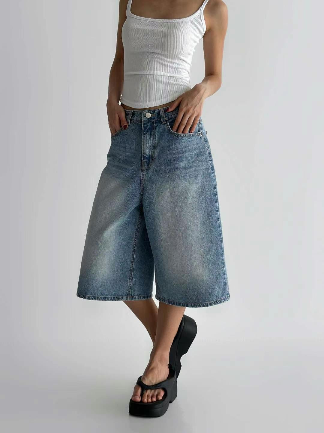 【 👖👖 復古中長版 齊③個𝗦𝗶𝘇𝗲๑ 🥢早鳥! 】 𝗩𝗶𝗻𝘁𝗮𝗴𝗲 𝗕𝗮𝗹𝗹𝗼𝗼𝗻 𝗣𝗮𝗻𝘁𝘀