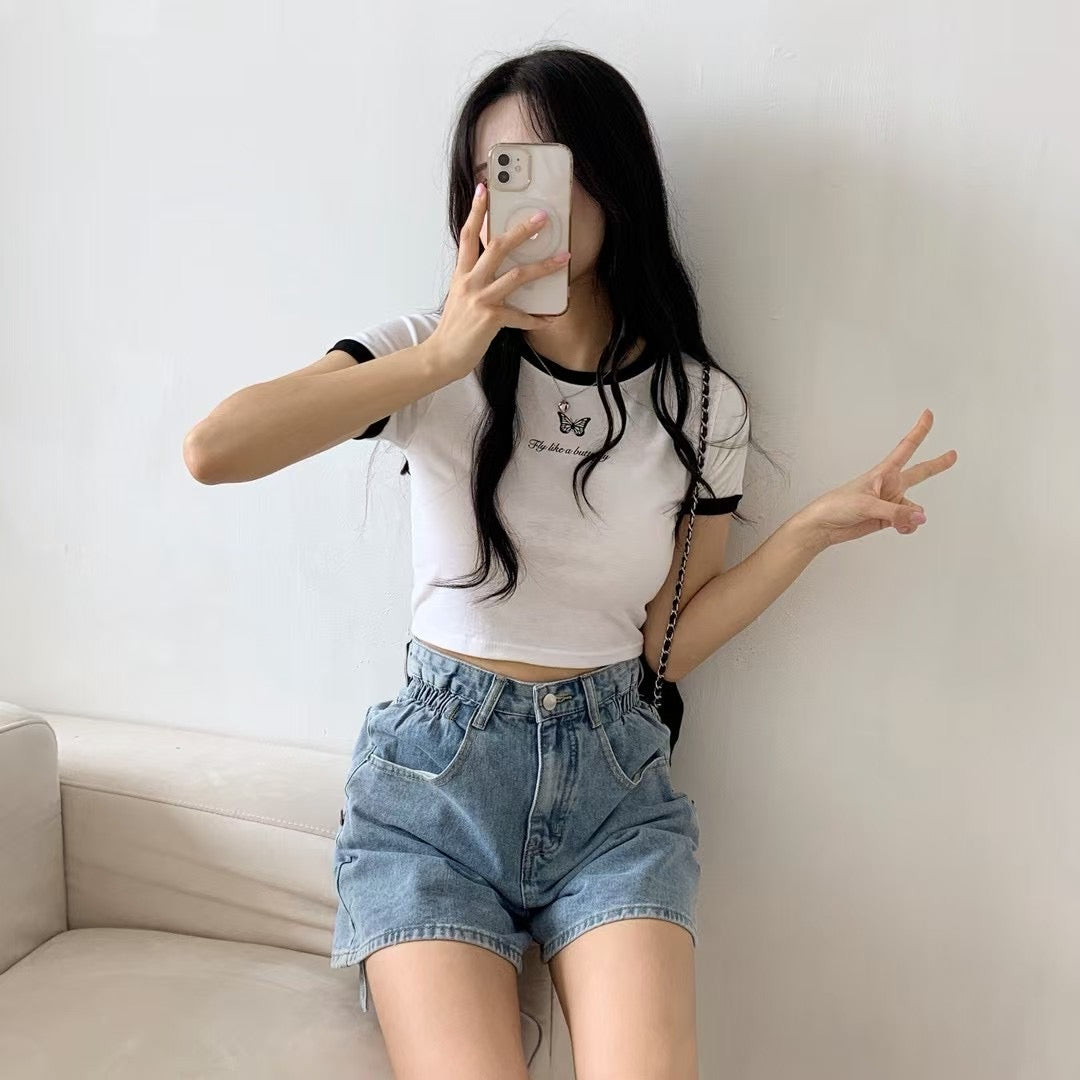 【,¸¸,๑๑  🎀 𝗛𝗞𝗱 𝟭𝟬𝟵 ﻿！大人氣𝗧～蝴蝶紋🍭】𝗕𝘂𝘁𝘁𝗲𝗿𝗳𝗹𝘆 𝗖𝗿𝗼𝗽