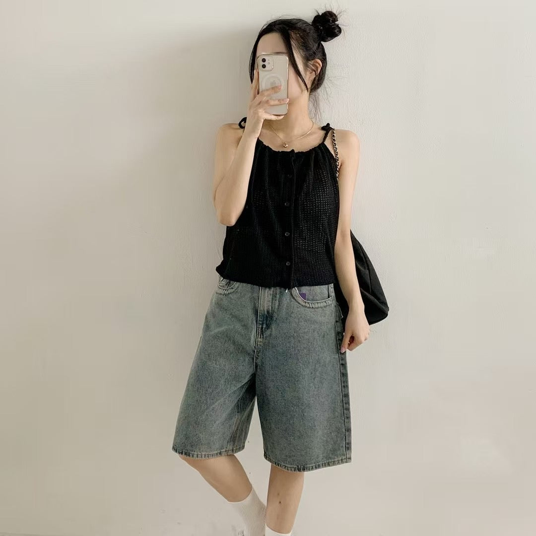 【⋆｡‧˚ʚ🩰 $𝟵𝟵﻿ ɞ 輕盈感𝗨𝗣𝗨𝗣💌復古吊帶】𝗩𝗶𝗻𝘁𝗮𝗴𝗲 𝗩𝗲𝘀𝘁