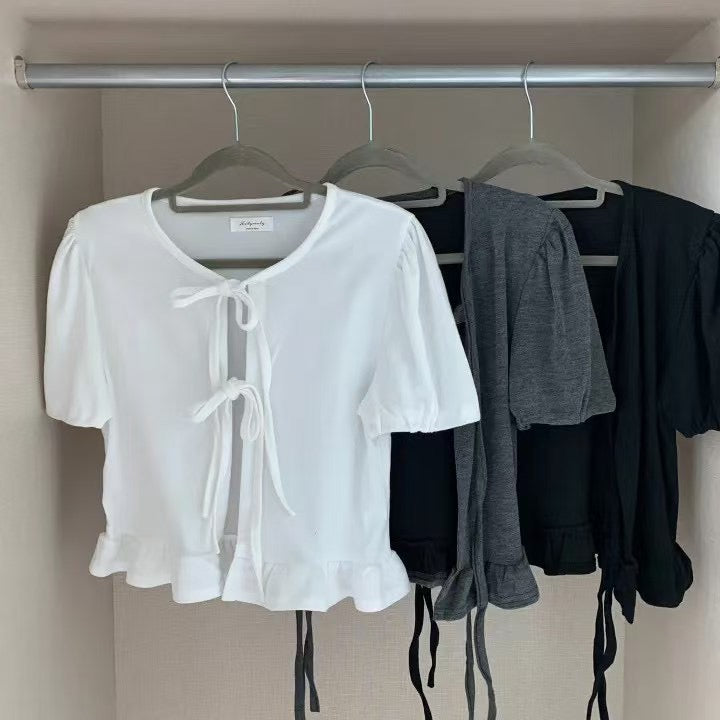 【🤍最後加碼$𝟵𝟵﻿ 🤍 甜美𝗚𝗶𝗿𝗹𝘆 ！外套上身兩穿˚ ༘⋆｡˚】𝗦𝘄𝗲𝗲𝘁𝗶𝗲 𝗧𝗼𝗽