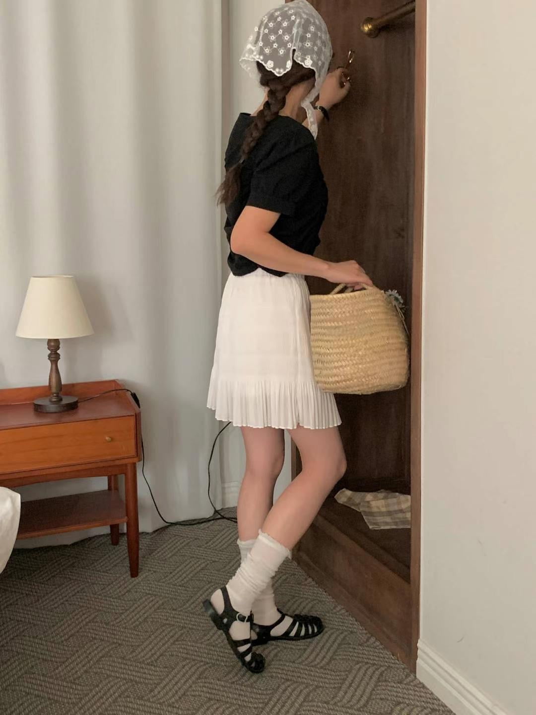 【｡ ₊°༺早鳥~彈性𝗠𝗔𝗫🤎蛋糕裙褲༻°₊ ｡】𝗠𝗲𝗹𝗹𝗼𝘄 𝗣𝗮𝗻𝘁𝘀 𝗦𝗸𝗶𝗿𝘁