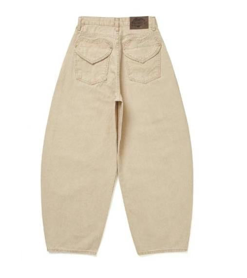 【⋅˚₊‧ ଳ ‧₊˚ ⋅垂墜感𝗨𝗣💖 ! 早鳥心形口袋彎刀褲 ! 齊③個𝗦𝗶𝘇𝗲 💖 】 𝗛𝗲𝗮𝗿𝘁 𝗣𝗼𝗰𝗸𝗲𝘁𝗗𝗲𝗻𝗶𝗺