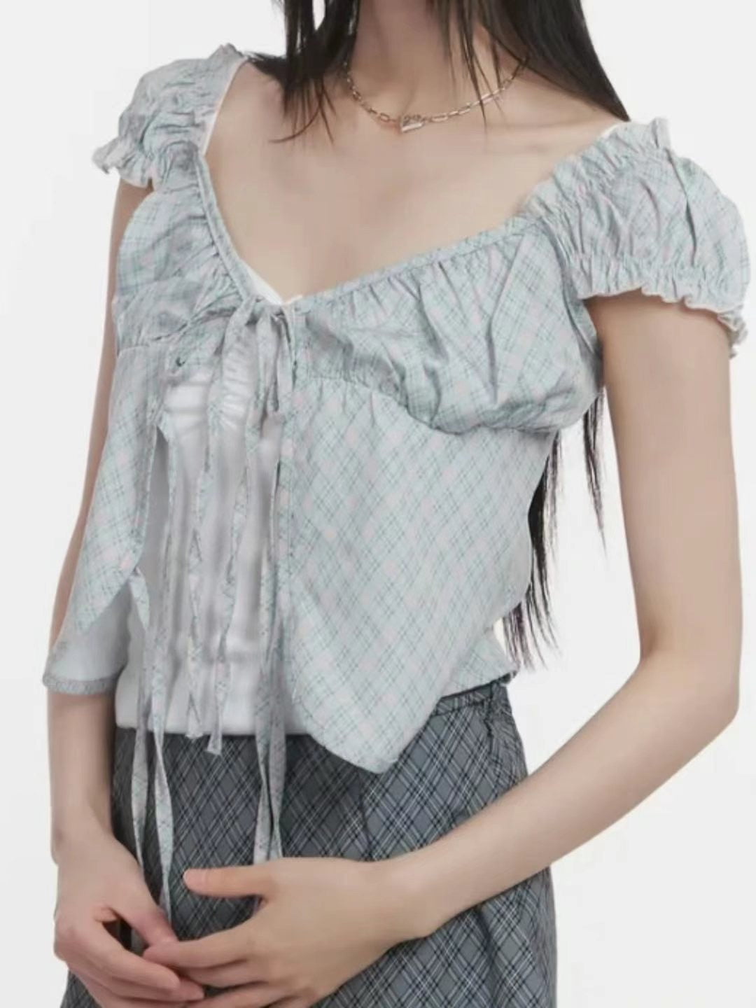 【💋ྀི完美套裝𝗚𝗘𝗧⋆.ꕤ小清新𝗣𝗜𝗖𝗞 早鳥！】𝗙𝗿𝗲𝘀𝗵𝗹𝘆 𝗚𝗶𝗿𝗹 𝗧𝗼𝗽 +𝗦𝗸𝗶𝗿𝘁 𝗦𝗲𝘁 (可分開～)