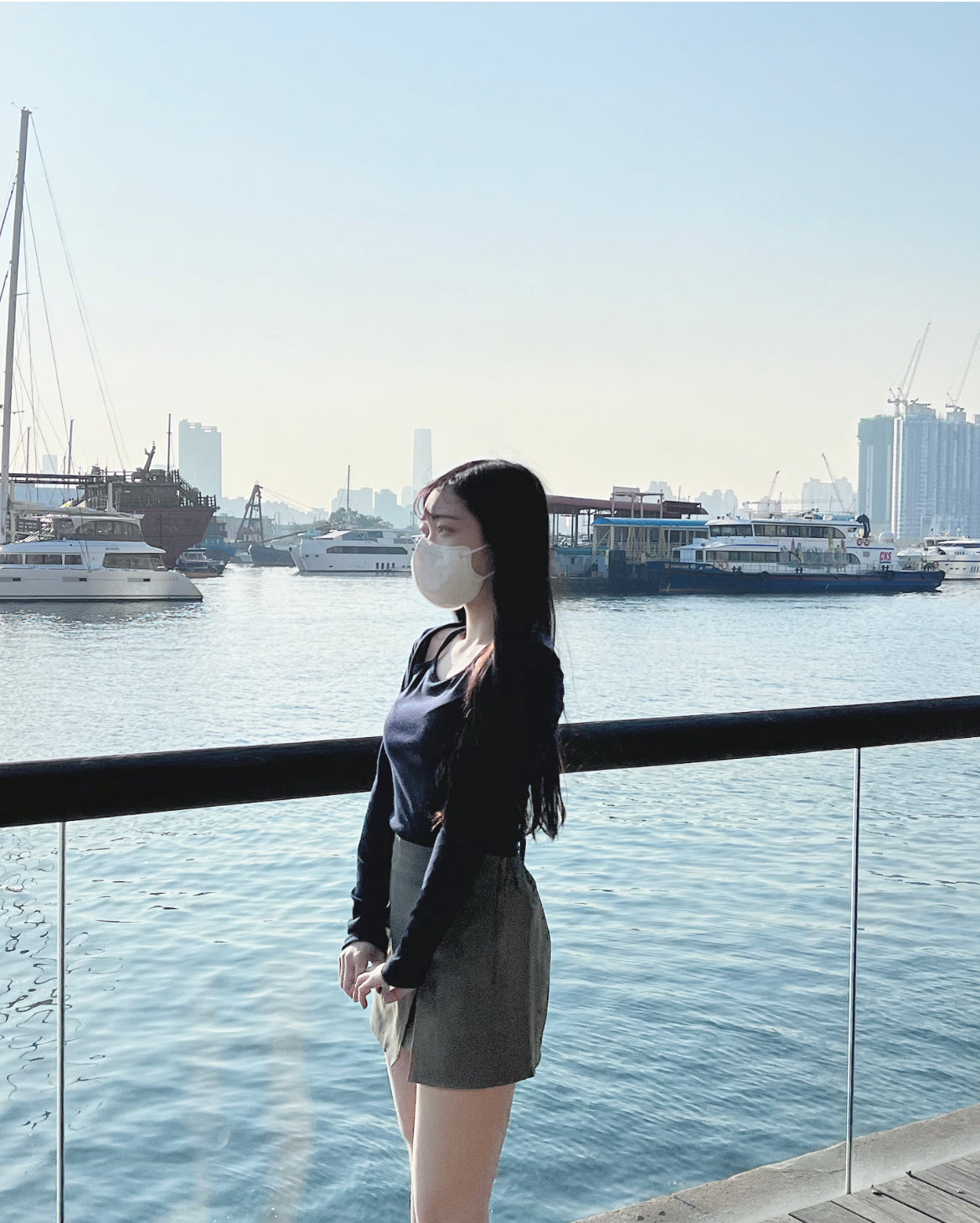 【超美假兩件掛頸.ᐟ.ᐟ】𝗩𝗶𝗯𝗲 𝗚𝗶𝗿𝗹 𝗧𝗼𝗽 (𝗦𝗵𝗼𝗿𝘁 𝗩𝗲𝗿)