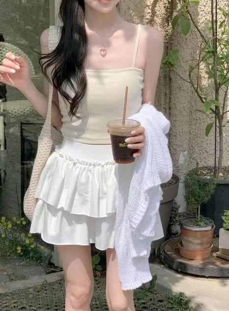 【. ݁₊ ⊹ . ݁ 早鳥~低腰𝗦𝗧𝗬𝗟𝗘⟡ ݁ .兩層蛋糕裙. ⊹ ₊˚🍰 】𝗗𝗿𝗲𝗮𝗺𝘆 𝗖𝗮𝗸𝗲 𝗦𝗸𝗶𝗿𝘁