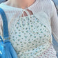 【小清新碎花紋.ᐟ.ᐟ | 𝗛𝗞𝗱 𝟭𝟬𝟵 ﻿區】小碎花背心