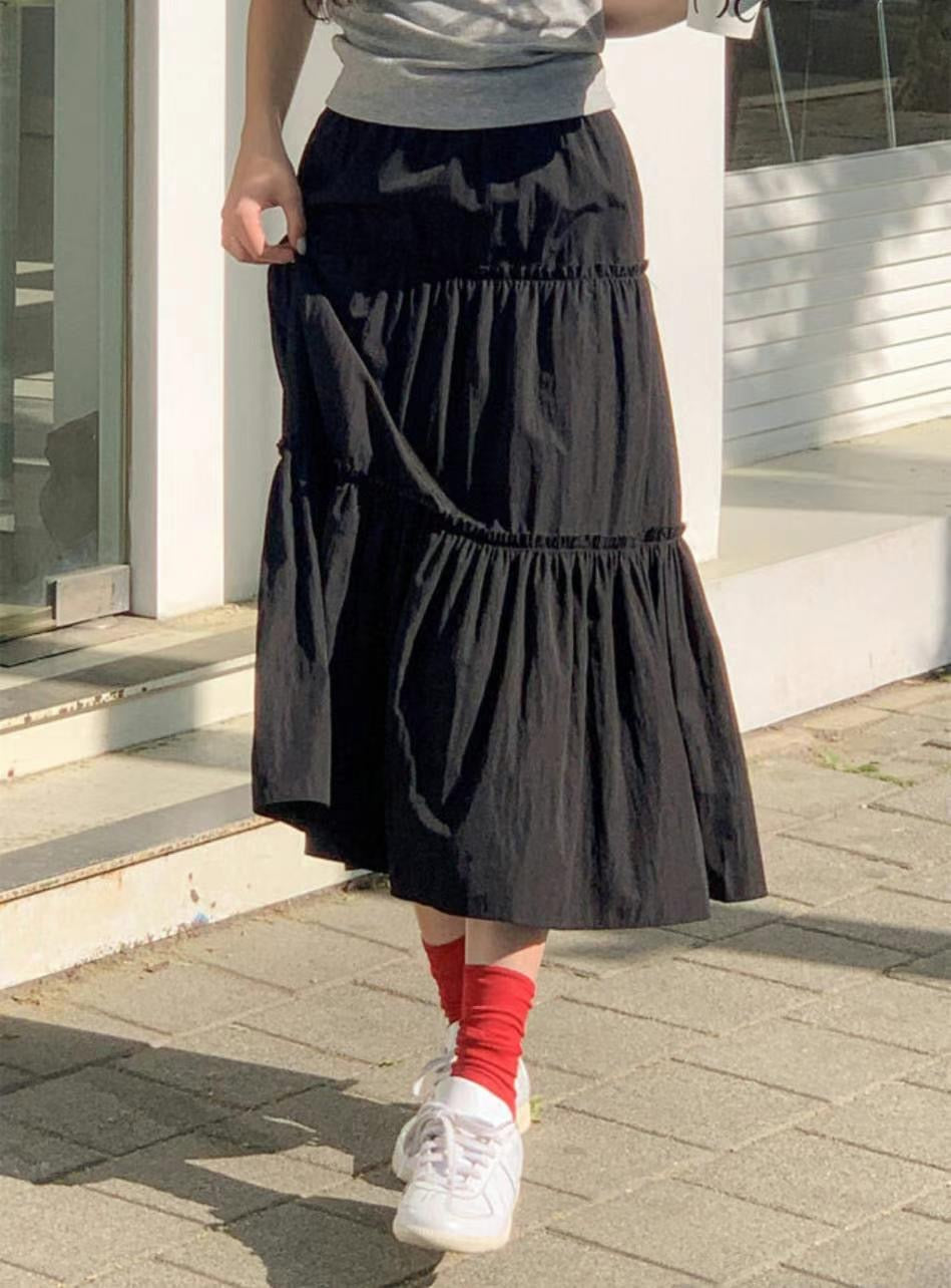 【𐙚 ˚｡˚ ᡣ𐭩早鳥價 ! 高質長版蛋糕裙 🍰🍰 蓬鬆𝗦𝘁𝘆𝗹𝗲 】 𝗖𝗿𝗲𝗮𝗺 𝗖𝗮𝗸𝗲 𝗦𝗸𝗶𝗿𝘁