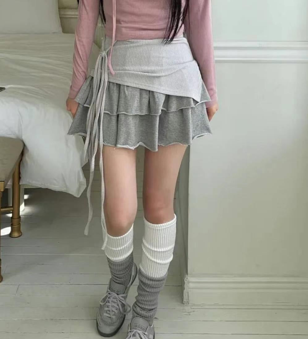 【°࿔*:･ 彈性腰圍 蓬鬆蓬鬆💖 早鳥 ！ 】𝗧𝗶𝗿𝗮𝗺𝗶𝘀𝘂 𝗖𝗮𝗸𝗲 𝗦𝗸𝗶𝗿𝘁