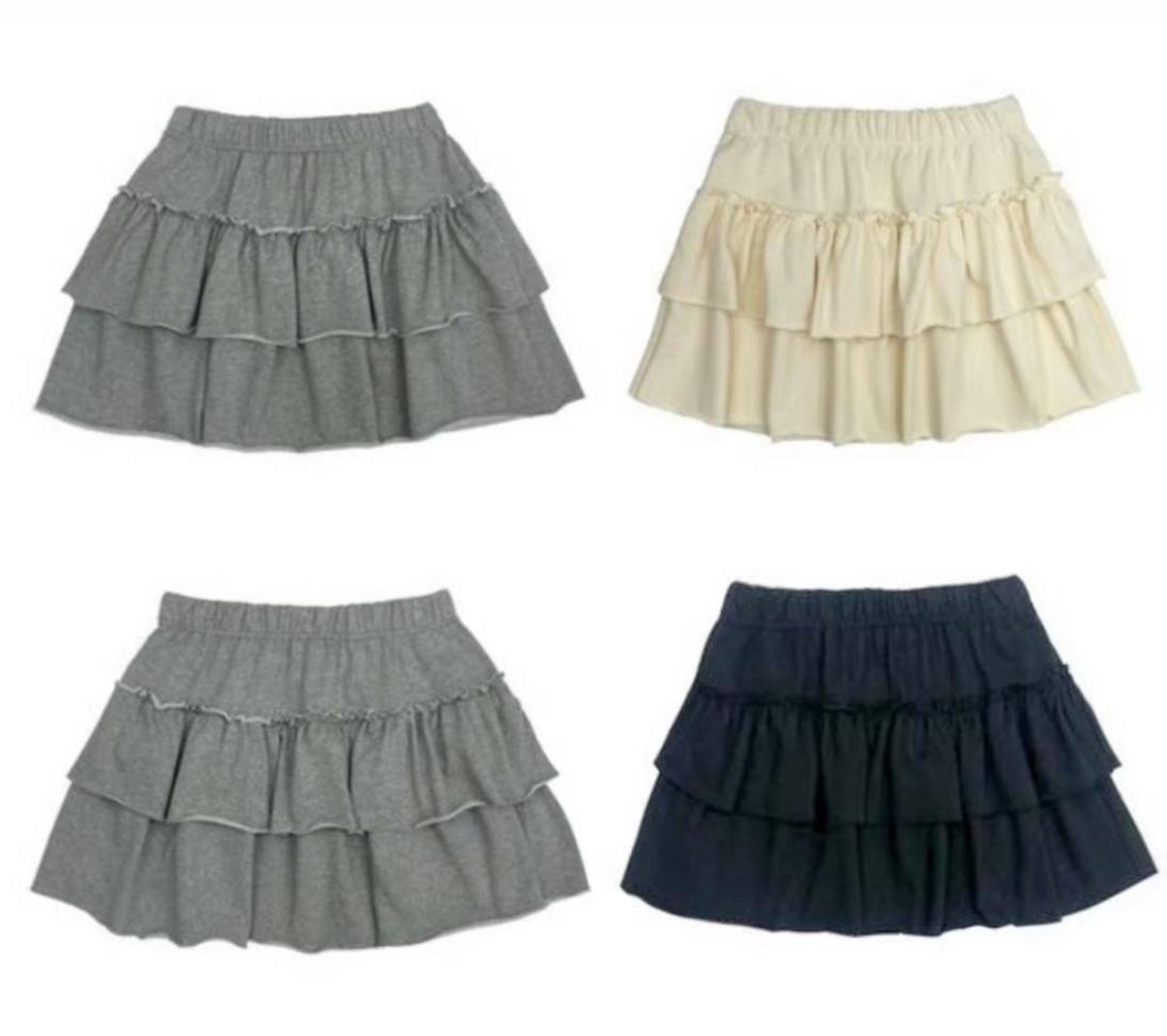 【°࿔*:･ 彈性腰圍 蓬鬆蓬鬆💖 早鳥 ！ 】𝗧𝗶𝗿𝗮𝗺𝗶𝘀𝘂 𝗖𝗮𝗸𝗲 𝗦𝗸𝗶𝗿𝘁