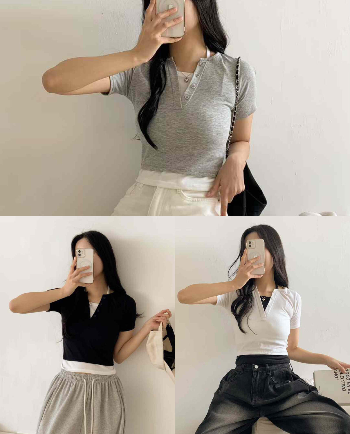 【˜`”°º×鈕扣紋×後綁帶掛頸 ♗♗ 早鳥價  】𝗟𝗶𝘇𝘇𝘆 𝗧𝗼𝗽 𝗦𝗲𝘁