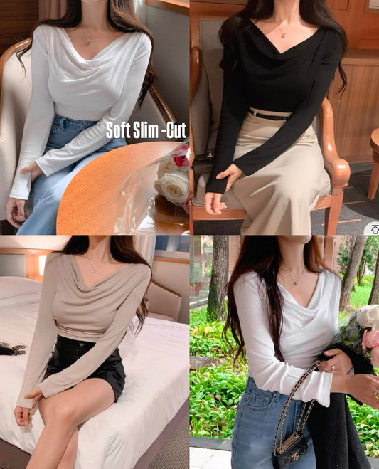 【快閃 💡 顯身材𖡼.𖤣𖥧✧ 成本價$𝟵𝟵】 𝗦𝗹𝗶𝗺 𝗖𝘂𝗿𝘃𝗲 𝗧𝗼𝗽