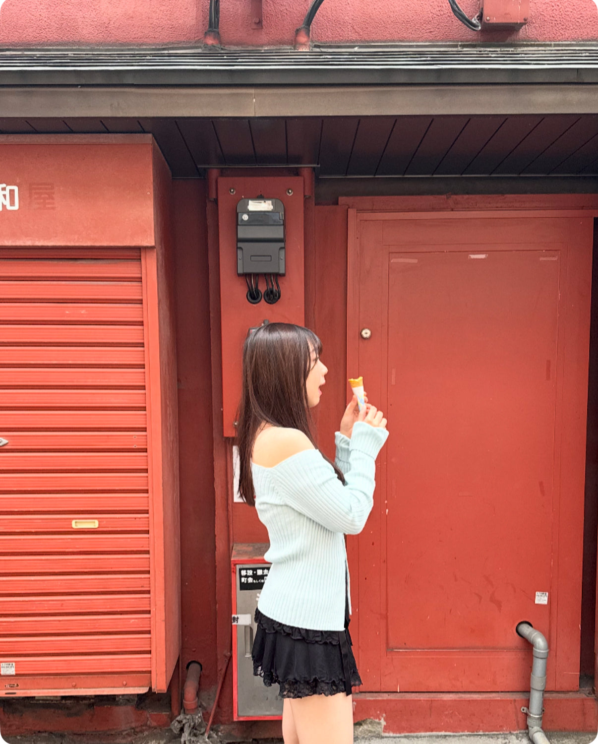 【微甜綁帶 🍉 🍉 蓬～鬆～內有打底褲 !】仙氣修腰短裙